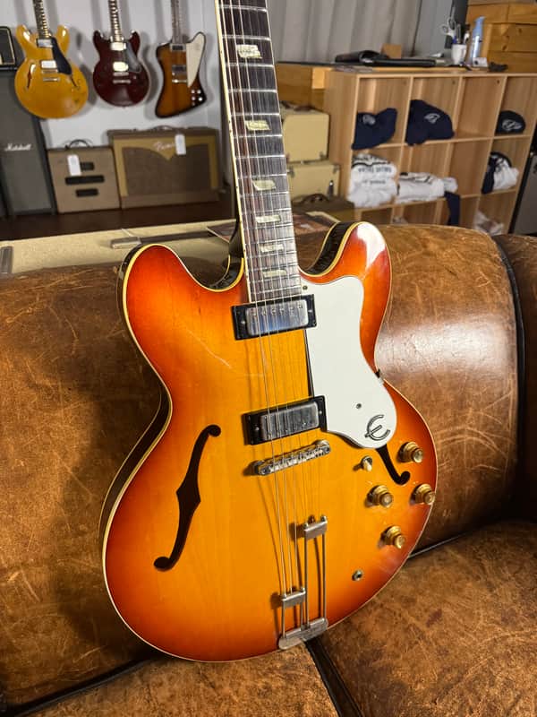 1965 Epiphone Riviera E360TD - Sunburst - OHSC
