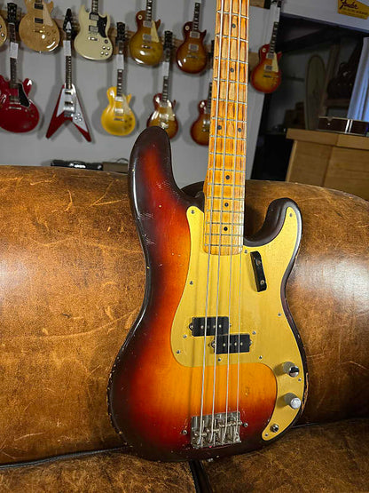 1959 Fender Precision Bass - Sunburst - Gold Anodized Guard - 1 Owner - OHSC
