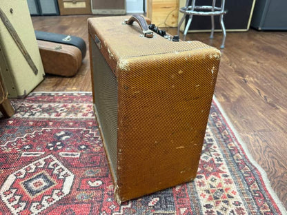 1961 Fender Deluxe 5E3 Narrow Panel 15-Watt 1x12" Guitar Combo - Tweed