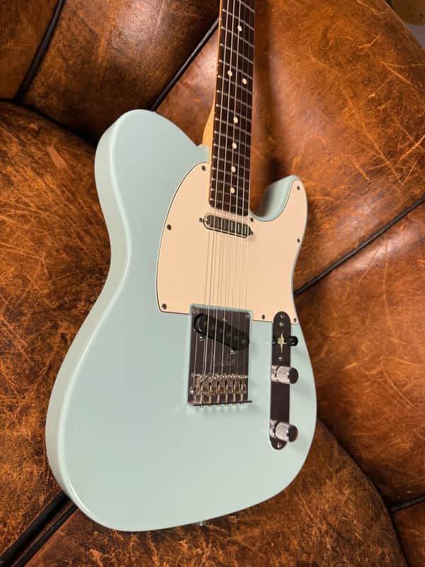 2009 Fender FSR Telecaster - Daphne Blue Matching Headstock