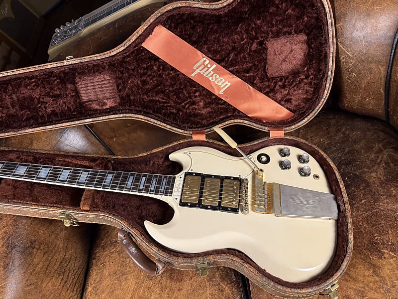1965 Gibson SG Custom - White - Wide Nut