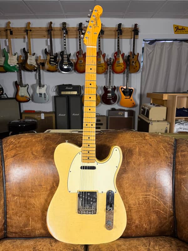 1966 Fender Telecaster with Maple Cap - Blonde - Ex. Tom Bukovac - 6.5 lbs - OSHC