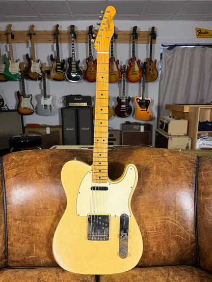 1966 Fender Telecaster with Maple Cap - Blonde - Ex. Tom Bukovac - 6.5 lbs - OSHC