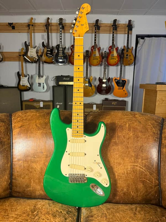 1988 Fender Eric Clapton Artist Series Stratocaster with Lace Sensor Pickups - Candy Green