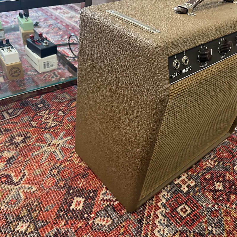 1963 Fender Princeton 6G2 Brownface 12-Watt 1x10" Guitar Combo - Brown