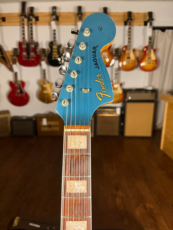 1966 Fender Jaguar with Maple Fretboard - Lake Placid Blue