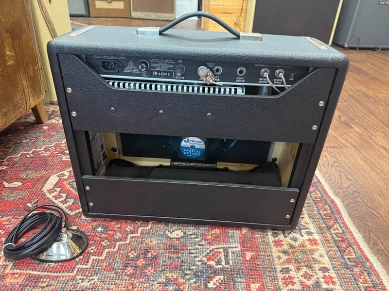 Fender '64 Custom Hand-Wired Princeton Reverb-Amp 12-Watt 1x10" Guitar Combo 2020 - Present - Black