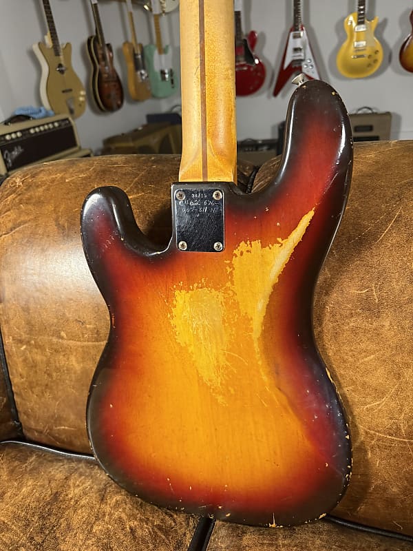 1959 Fender Precision Bass - Sunburst - Gold Anodized Guard - 1 Owner - OHSC