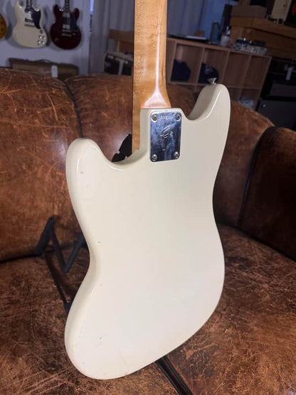1967 Fender Mustang Guitar - Olympic White - OHSC