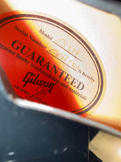 2015 Gibson Custom Shop Memphis ES-339 - Ebony