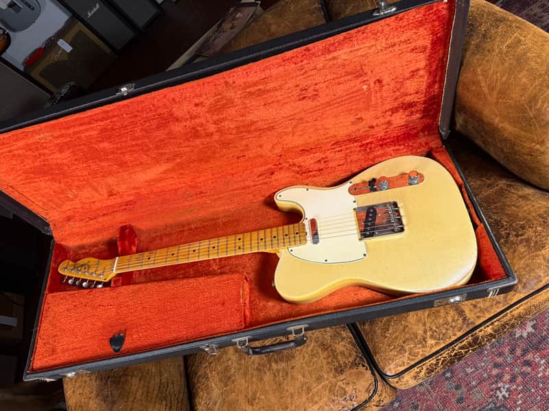 1966 Fender Telecaster with Maple Cap - Blonde - Ex. Tom Bukovac - 6.5 lbs - OSHC