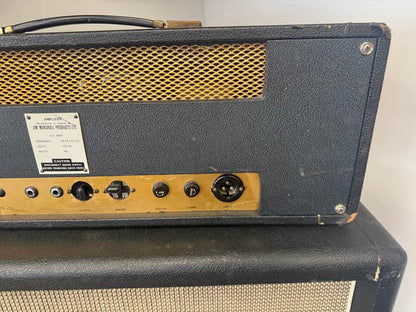 1967 Marshall JTM50 "Black Flag" 1987 Lead 2-Channel 50-Watt Guitar Amp Head - Black