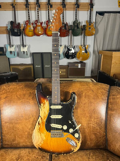 2022 Fender Custom Shop Limited Poblano Roasted Stratocaster Relic - Sunburst