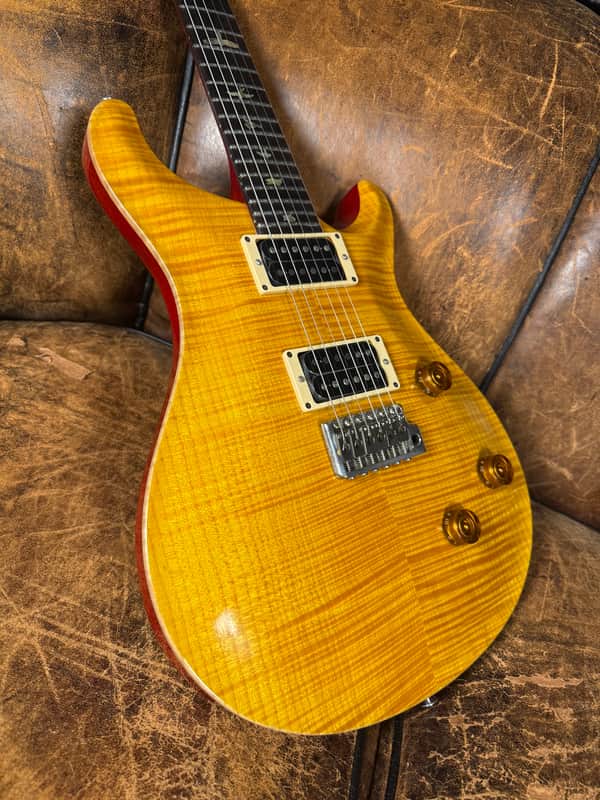 1988 PRS Custom 24 - 10 Top - Vintage Yellow
