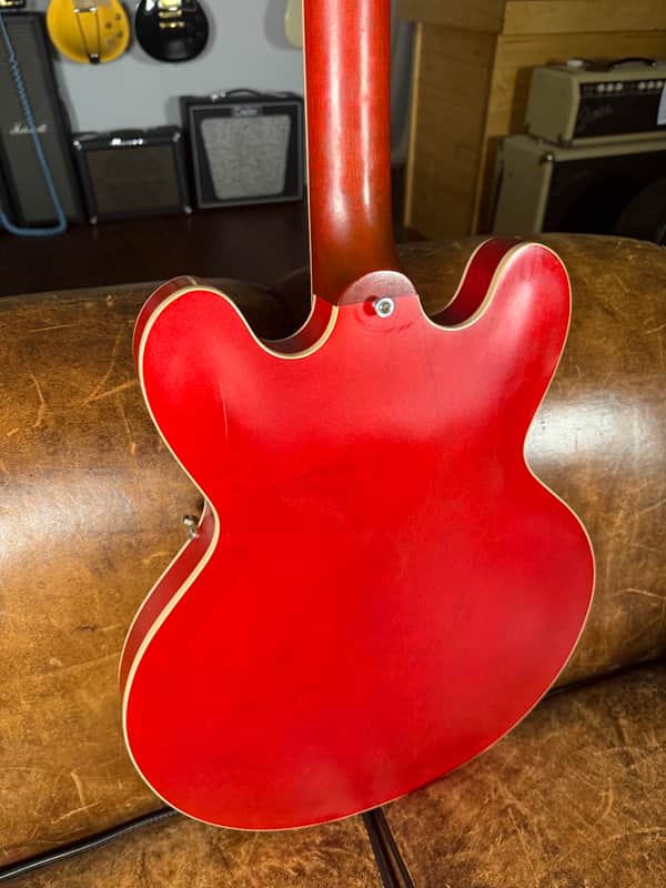 2017 Gibson Memphis ES-335 Block - Satin Faded Cherry