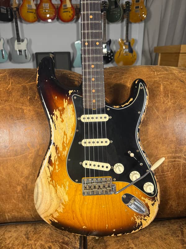 2022 Fender Custom Shop Limited Poblano Roasted Stratocaster Relic - Sunburst