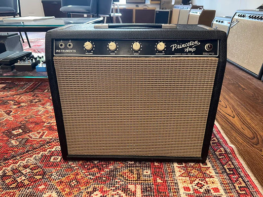 1964 Fender Princeton 12-Watt 1x10" Guitar Combo - Black Panel Tuxedo