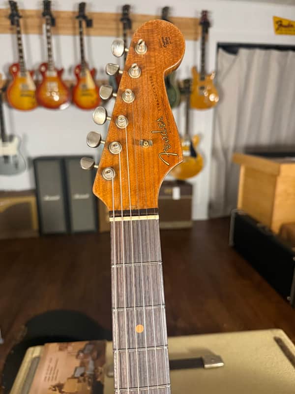 2022 Fender Custom Shop Limited Poblano Roasted Stratocaster Relic - Sunburst