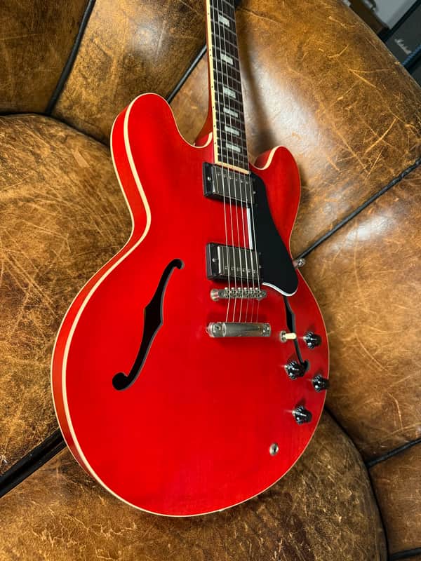 2017 Gibson Memphis ES-335 Block - Satin Faded Cherry