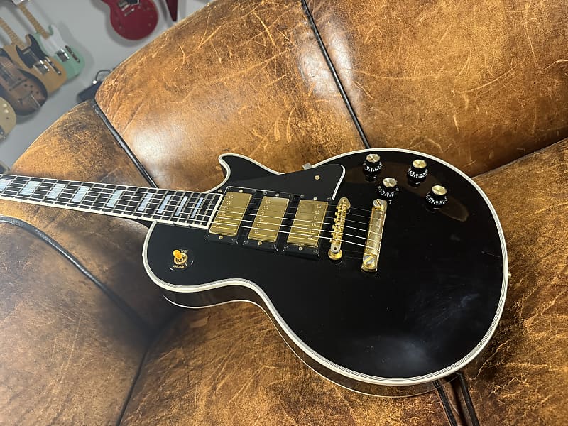 2008 Gibson Custom Shop Les Paul Custom 3 Pickup - Black