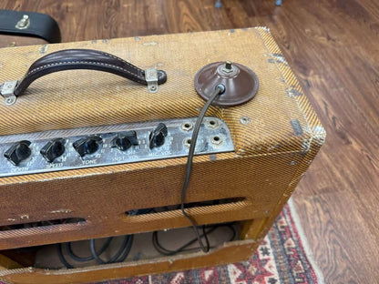 1960 Fender Tremolux 5E9-A Narrow Panel 15-Watt 1x12" Guitar Combo - Tweed