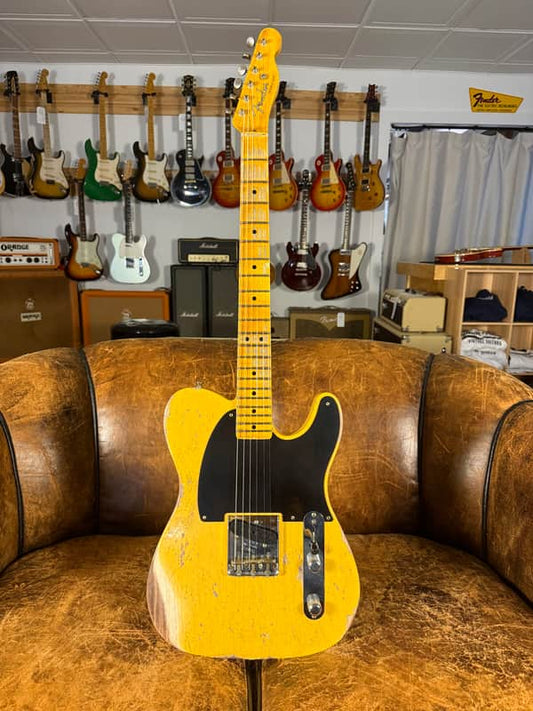 Fender Custom Shop ‘50 Esquire Heavy Relic 2023 - Butterscotch Blonde