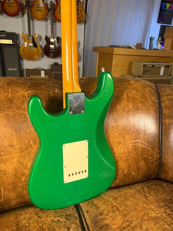 1988 Fender Eric Clapton Artist Series Stratocaster with Lace Sensor Pickups - Candy Green