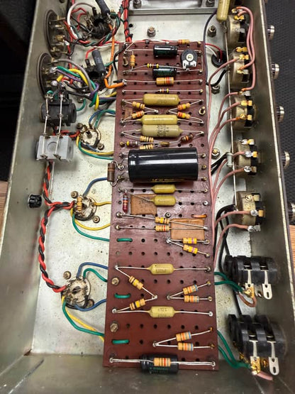 1967 Marshall JTM50 "Black Flag" 1987 Lead 2-Channel 50-Watt Guitar Amp Head - Black