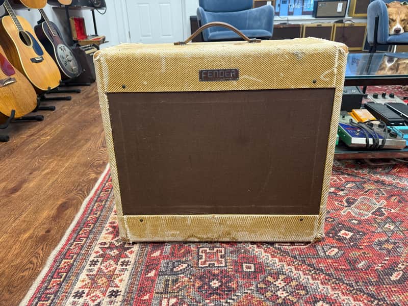 1953 Fender Pro 5C5 Wide Panel 18-Watt 1x15" Guitar Combo - Tweed