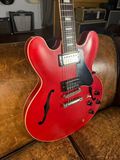 2017 Gibson Memphis ES-335 Block - Satin Faded Cherry