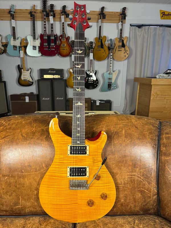 1988 PRS Custom 24 - 10 Top - Vintage Yellow