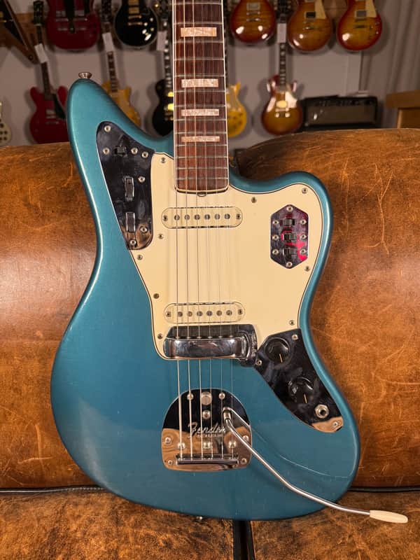 1966 Fender Jaguar with Maple Fretboard - Lake Placid Blue