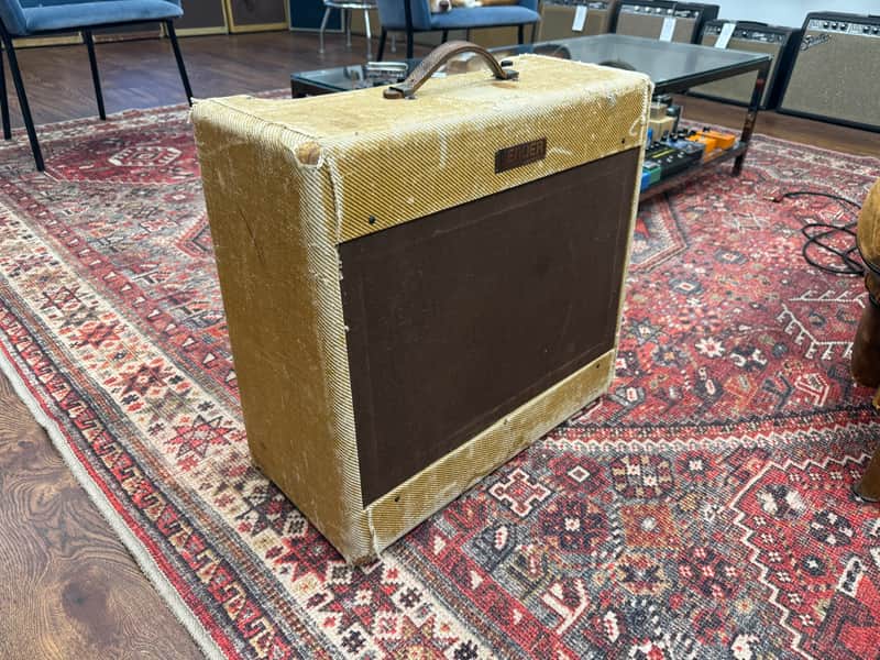 1953 Fender Pro 5C5 Wide Panel 18-Watt 1x15" Guitar Combo - Tweed