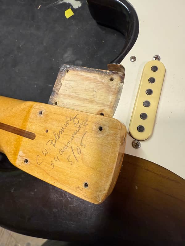 2005 Fender 50th Anniversary 1954 Stratocaster Masterbuilt Chris Fleming - Sunburst