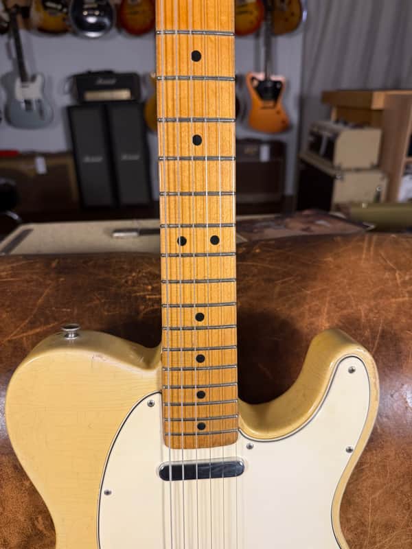 1966 Fender Telecaster with Maple Cap - Blonde - Ex. Tom Bukovac - 6.5 lbs - OSHC