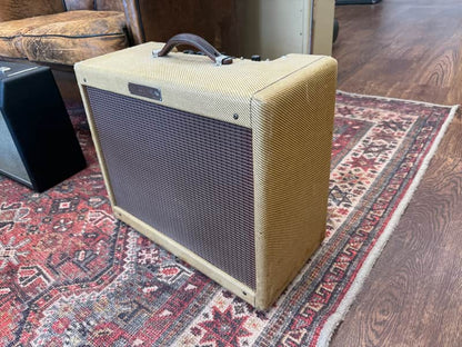 1957 Fender Deluxe 5E3 Narrow Panel 15-Watt 1x12" Guitar Combo - Tweed