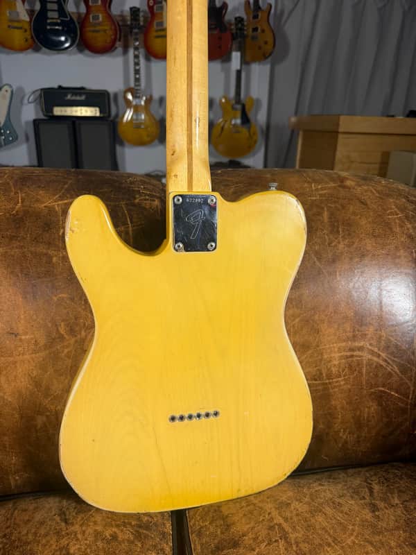 1976 Fender Telecaster with Maple Fretboard - Blonde - OHSC