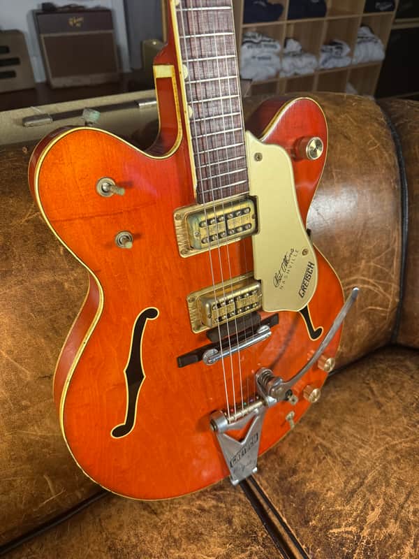 1969 Gretsch 6120 Nashville Hollow Body - Orange - OHSC