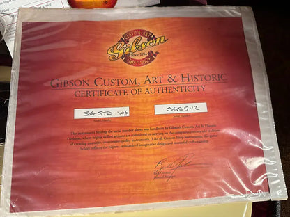2007 Gibson Custom Shop SG Standard - Alpine White VOS