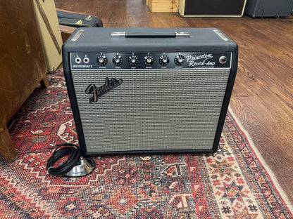Fender '64 Custom Hand-Wired Princeton Reverb-Amp 12-Watt 1x10" Guitar Combo 2020 - Present - Black