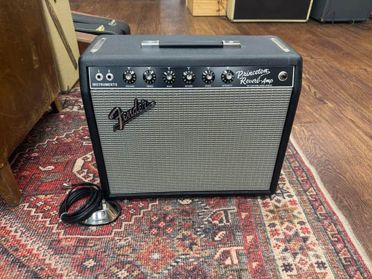 Fender '64 Custom Hand-Wired Princeton Reverb-Amp 12-Watt 1x10" Guitar Combo 2020 - Present - Black