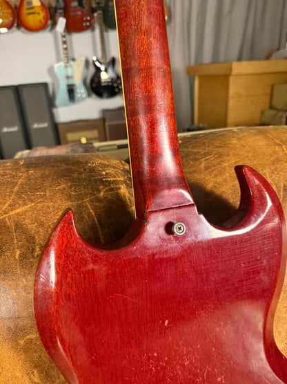 1965 Gibson SG Standard with Maestro Vibrola - Cherry - 1 and 5/8” Nut