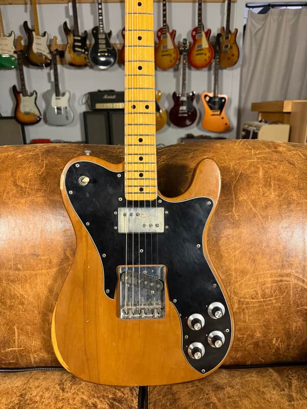 1973 Fender Telecaster Custom - Walnut (Mocha) - 7.3 Lbs