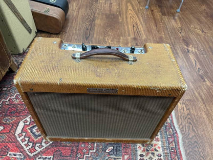 1961 Fender Deluxe 5E3 Narrow Panel 15-Watt 1x12" Guitar Combo - Tweed