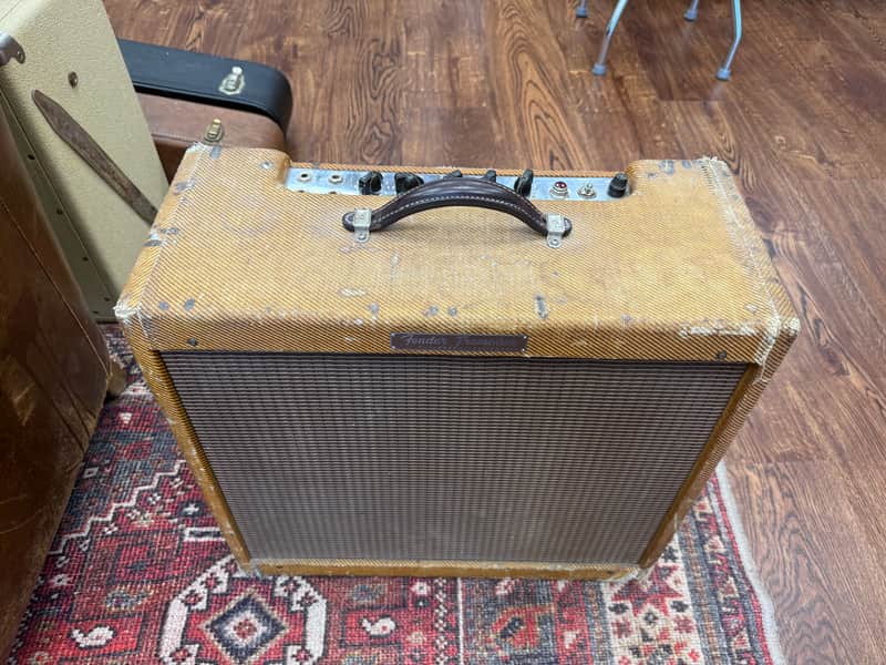 1960 Fender Tremolux 5E9-A Narrow Panel 15-Watt 1x12" Guitar Combo - Tweed