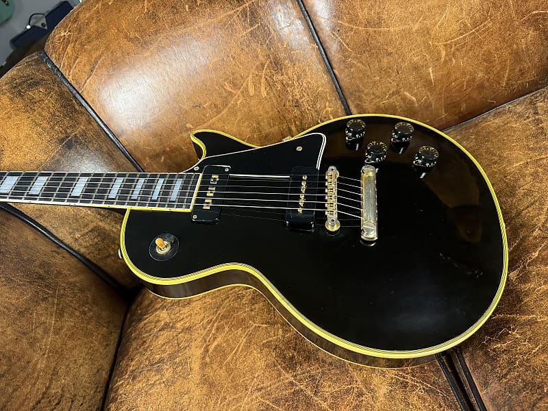 1955 Gibson Les Paul Custom - Black Refin