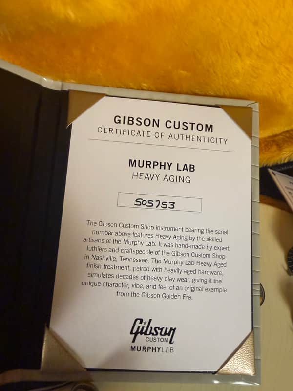 Gibson Custom Shop Murphy Lab Heavy Aged ‘63 SG Special 2025 - Polaris White