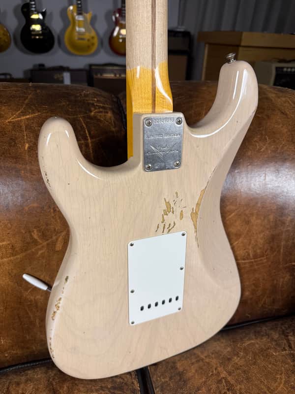 2019 Fender Custom Shop Limited 1955 Stratocaster - Aged Blonde