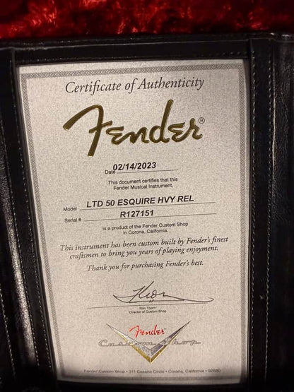 Fender Custom Shop ‘50 Esquire Heavy Relic 2023 - Butterscotch Blonde