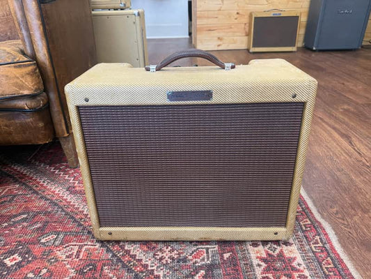 1957 Fender Deluxe 5E3 Narrow Panel 15-Watt 1x12" Guitar Combo - Tweed
